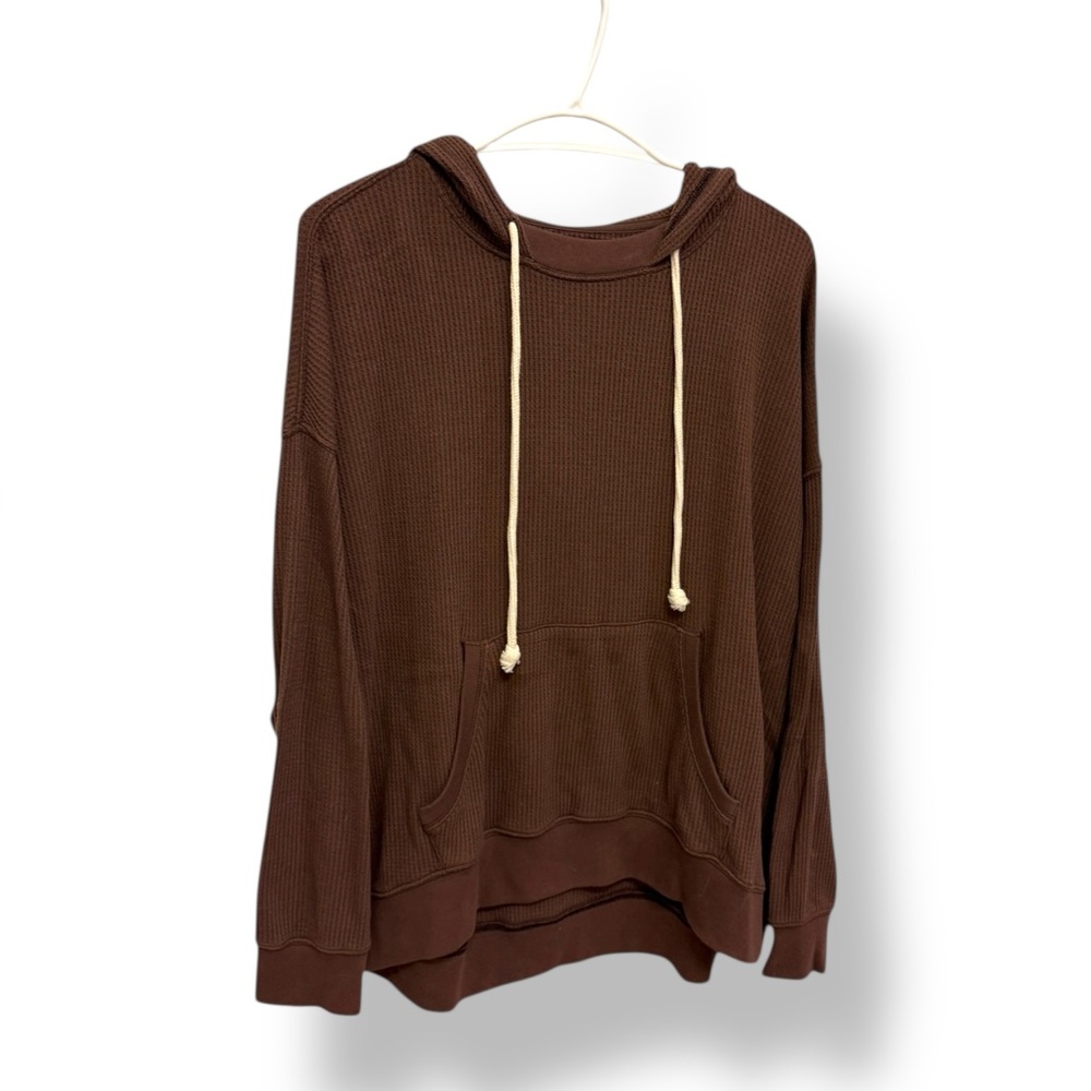 Aerie Oversized Waffle Hoodie